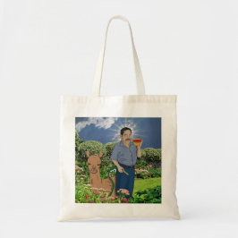 Bolso De Tela Santo Luis en el jardín