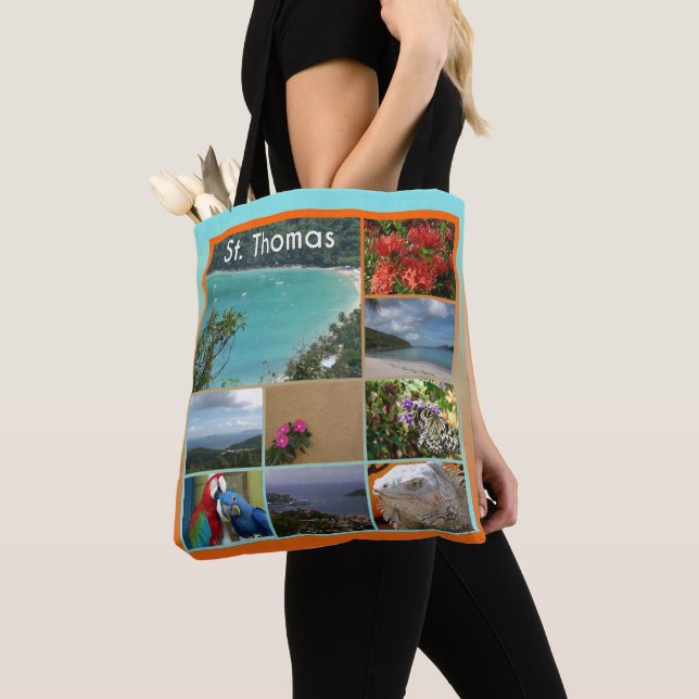 Bolso De Tela Santo Tomás - Collage de fotos escénico (Detalle)