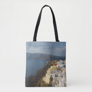 Bolso De Tela Santorini al atardecer