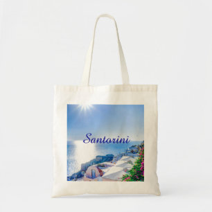 Bolso De Tela Santorini Grecia