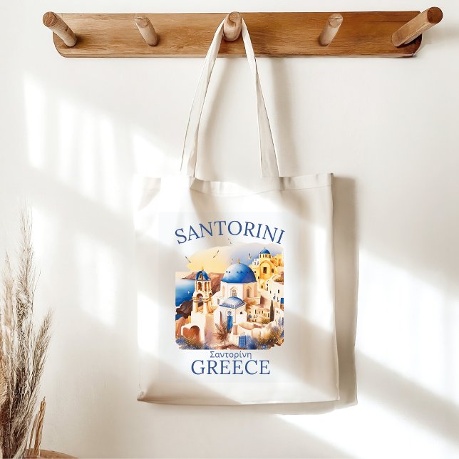 Bolso De Tela Santorini Greece Beautiful Paradise (Subido por el creador)