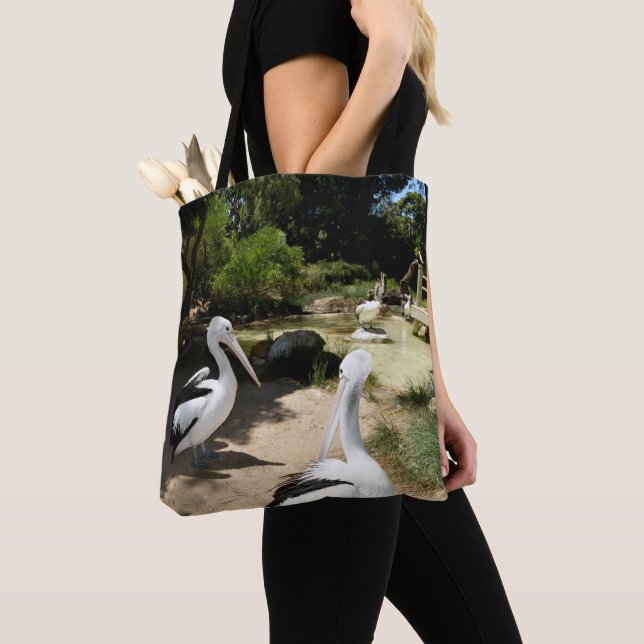Bolso De Tela Santuario Pelicano, Totebag (Detalle)