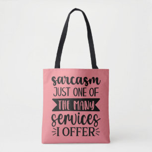 Bolso De Tela Sarcasmo