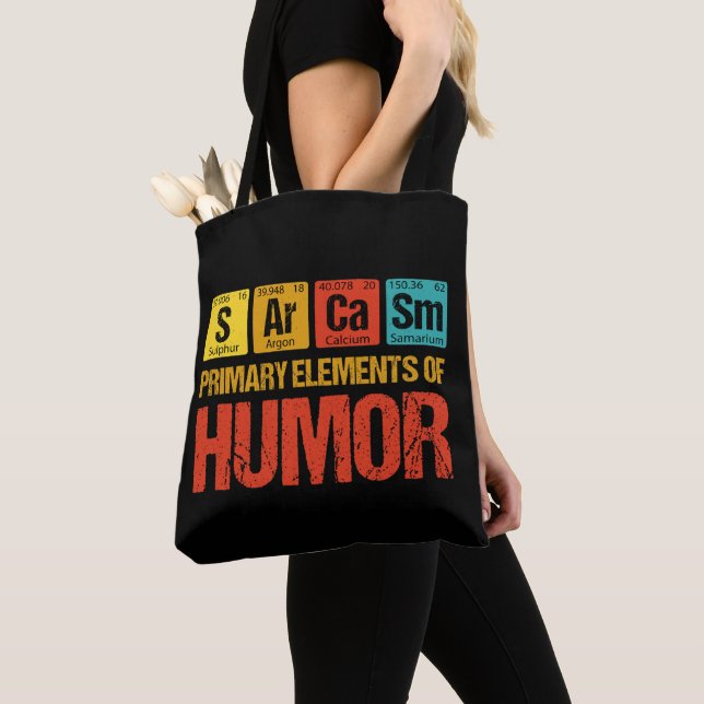 Bolso De Tela Sarcasmo Elementos primarios del humor (Detalle)