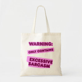 Bolso De Tela Sarcasmo excesivo