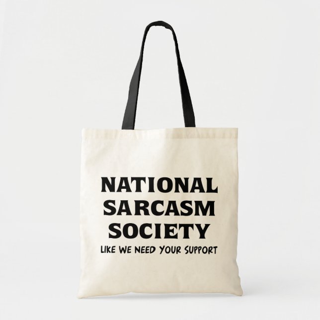 Bolso De Tela Sarcasmo nacional (Frente)