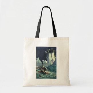 Bolso De Tela Sargazo Mar Grim Reaper y Hundimiento de Titanic