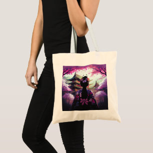 Bolso De Tela Sari Kirschblüten - Tragetasche