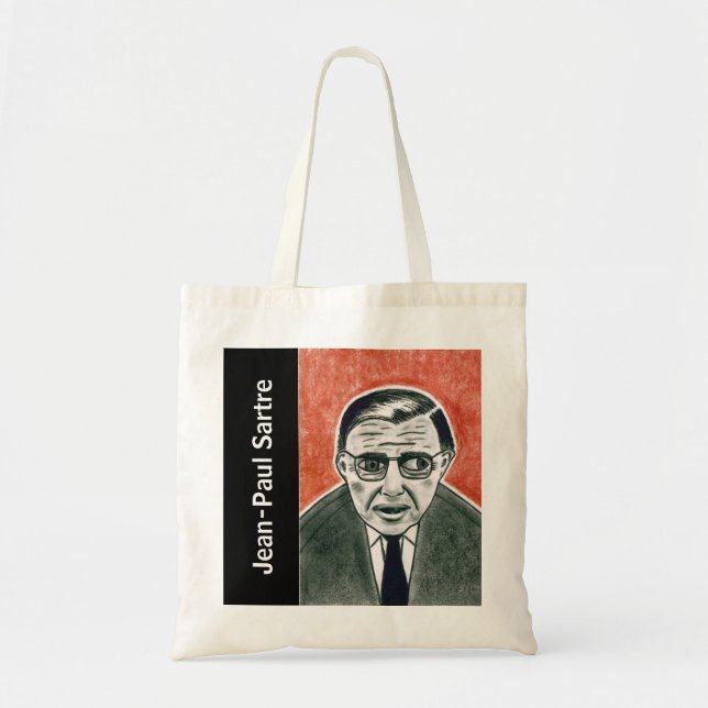Bolso De Tela Sartre Tote Bag (Frente)
