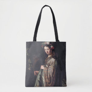 Bolso De Tela Saskia van Uylenburgh as Flora, Rembrandt, 1634