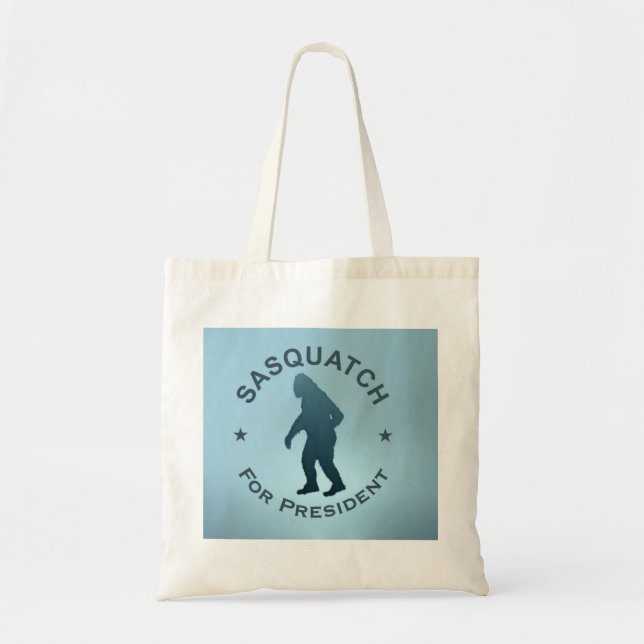 Bolso De Tela Sasquatch Para Presidente (Frente)