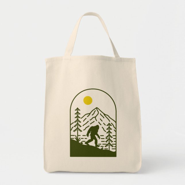 Bolso De Tela Sasquatch Tote Bag (Frente)