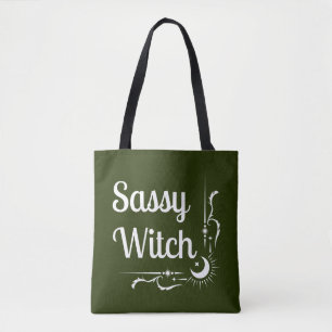 Bolso De Tela Sassy Witch