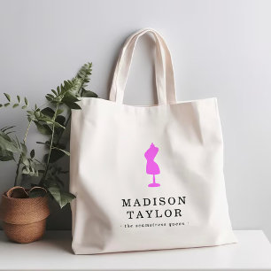 Bolso De Tela sastre de marchas Mannequina rosa