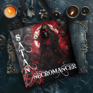 Bolso De Tela Satan Necromante