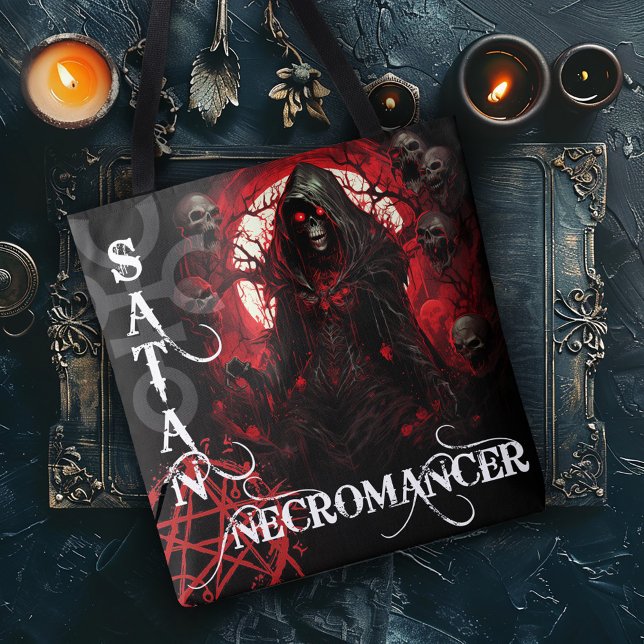 Bolso De Tela Satan Necromante (Subido por el creador)