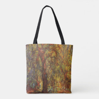 Bolso De Tela Sauce llorón de Claude Monet, Arte fino vintage