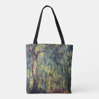 Bolso De Tela Sauce llorón de Claude Monet, Arte fino vintage