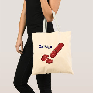 Bolso De Tela Sausage Tote Bag
