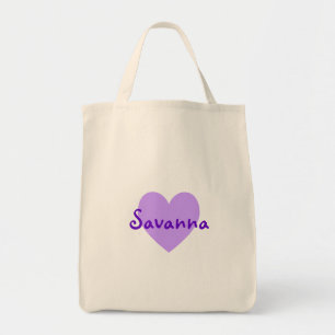 Bolso De Tela Savanna en morado