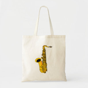 Bolso De Tela Saxofón