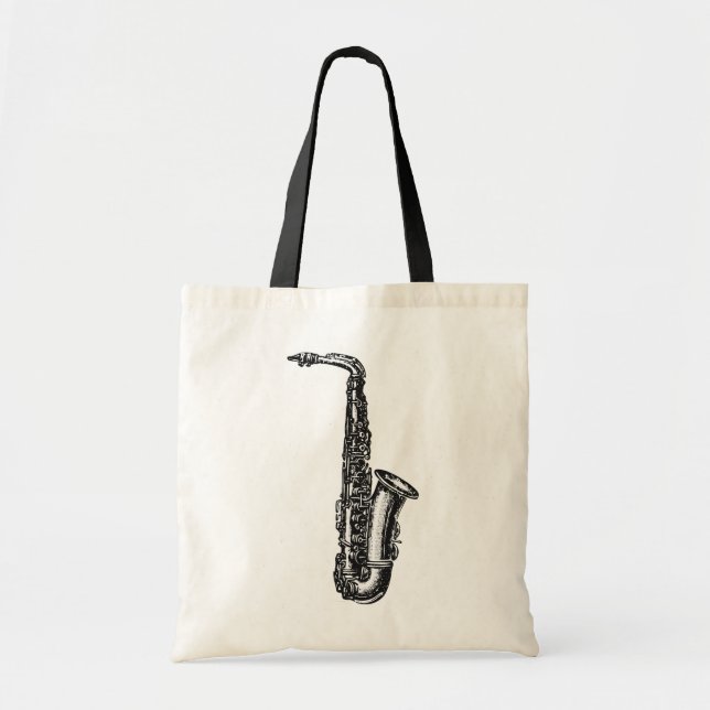 Bolso De Tela Saxofón del alto (Frente)