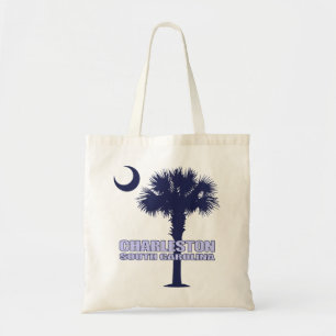 Bolso De Tela SC de Charleston (Palmetto y creciente)