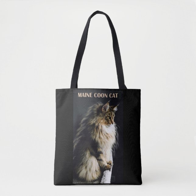 Bolso De Tela SC del gato de Coon de Maine (Anverso)