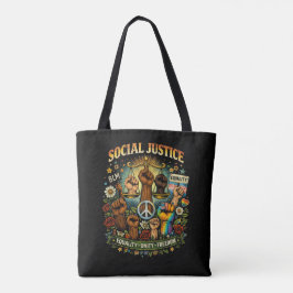 Bolso De Tela Scales of Justice
