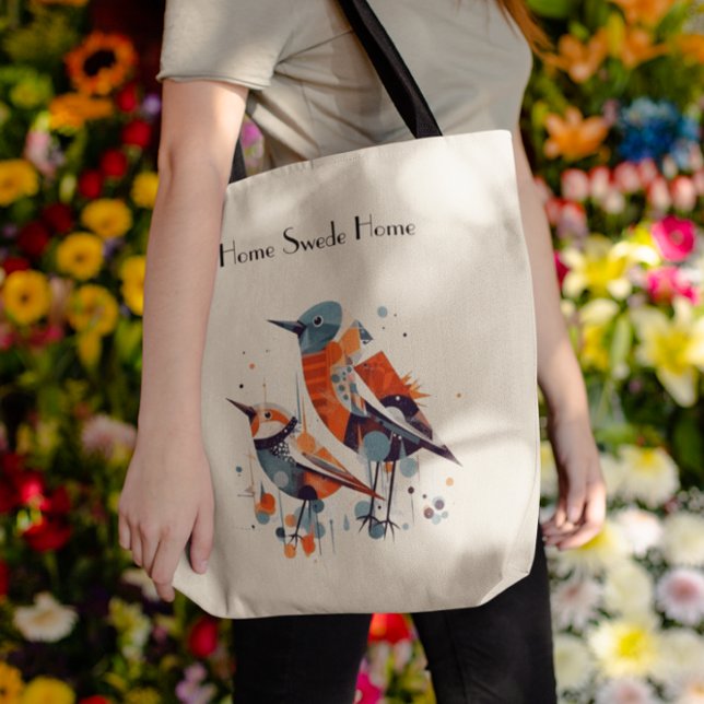 Bolso De Tela Scandi Aviary Duet, personalizado (Subido por el creador)