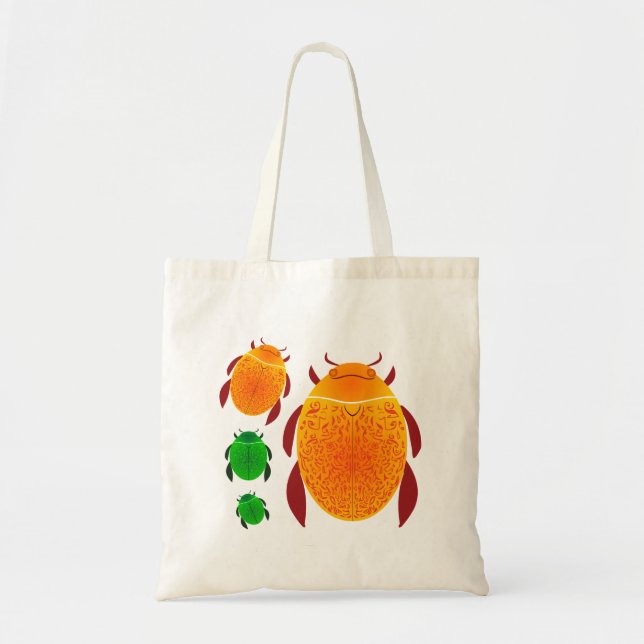 Bolso De Tela Scarab Beetle (Frente)