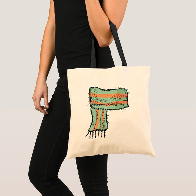 Bolso De Tela Scarf Sketch Fashion Tote Bag (Subido por el creador)