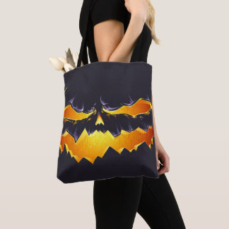 Bolso De Tela Scary Black Jack O'lantern
