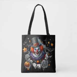 Bolso De Tela Scary Clown Halloween Bag Tote