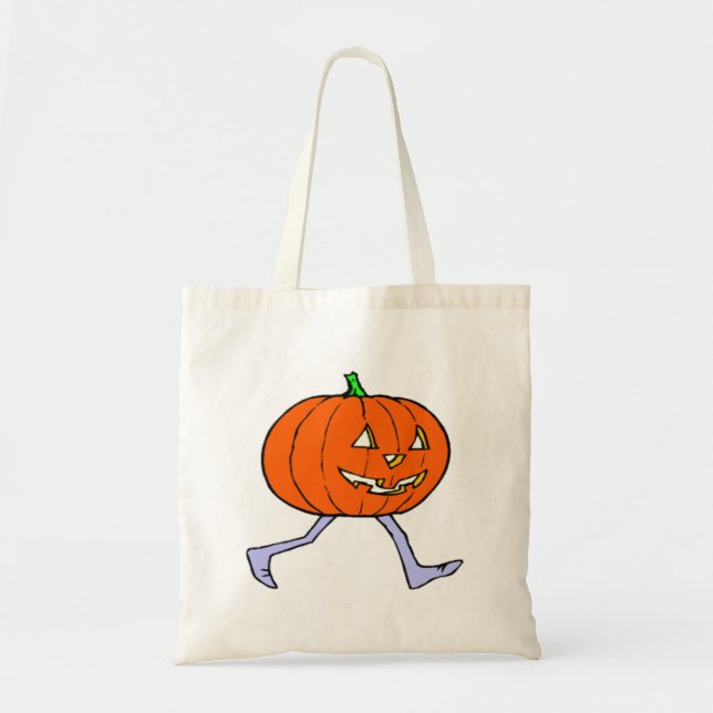Bolso De Tela Scary Pumkin (Frente)