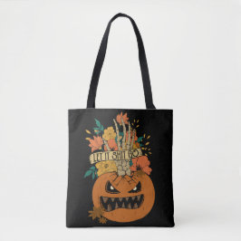 Bolso De Tela Scary Pumpkin Halloween Tote Bag