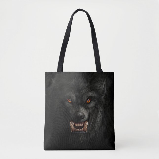 Bolso De Tela Scary Werewolf (Anverso)