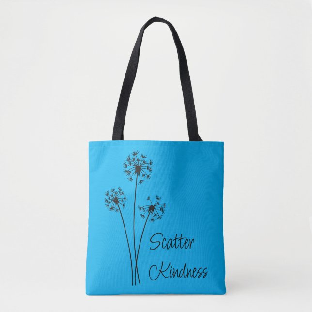 Bolso De Tela Scatter Kindness Dandelion Cascade Tote (Anverso)