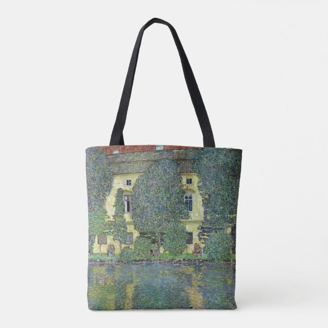 Bolso De Tela Schloss Kammer sobre el tema III de Gustav Klimt (Reverso)