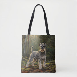 Bolso De Tela Schnauzer