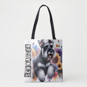 Bolso De Tela Schnauzer