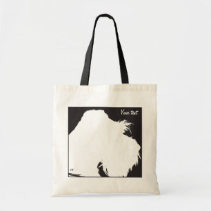 Bolso De Tela Schnauzer