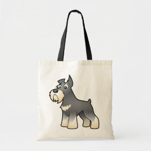 Bolso De Tela Schnauzer del dibujo animado