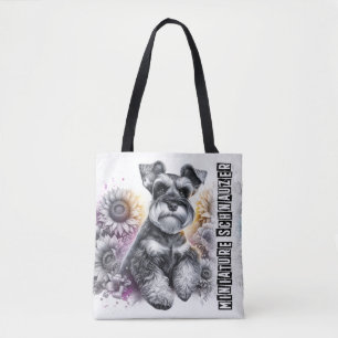 Bolso De Tela Schnauzer en miniatura