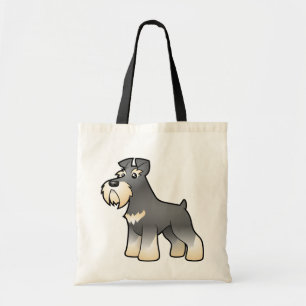 Bolso De Tela Schnauzer gigante/estándar/miniatura del dibujo