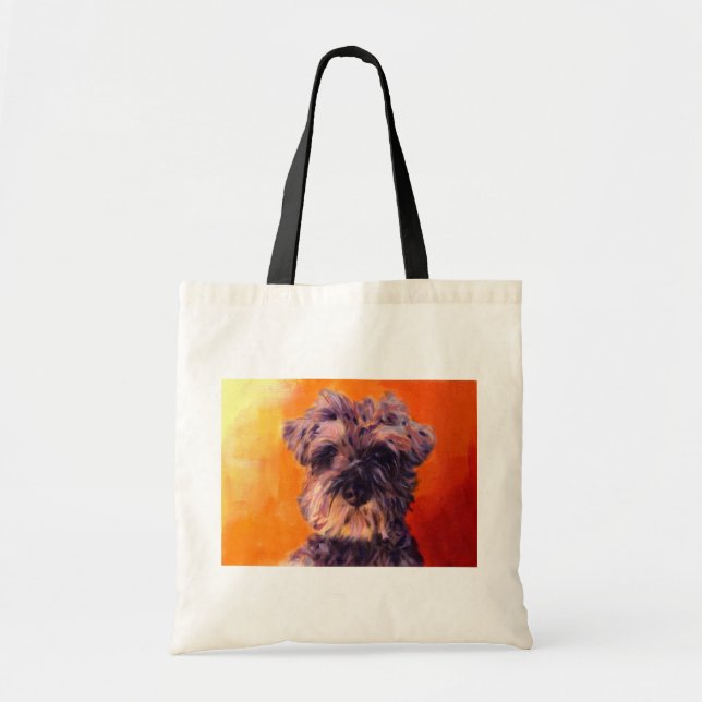 Bolso De Tela Schnauzer miniatura (Frente)