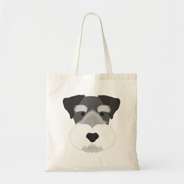 Bolso De Tela Schnauzer miniatura (Frente)
