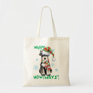 Bolso De Tela Schnauzer miniatura feliz de Howlidays