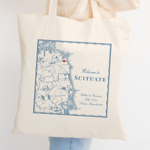 Bolso De Tela Scituate Massachusetts Map Elegant Wedding Welcome