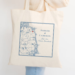Bolso De Tela Scituate Massachusetts Map Elegant Wedding Welcome